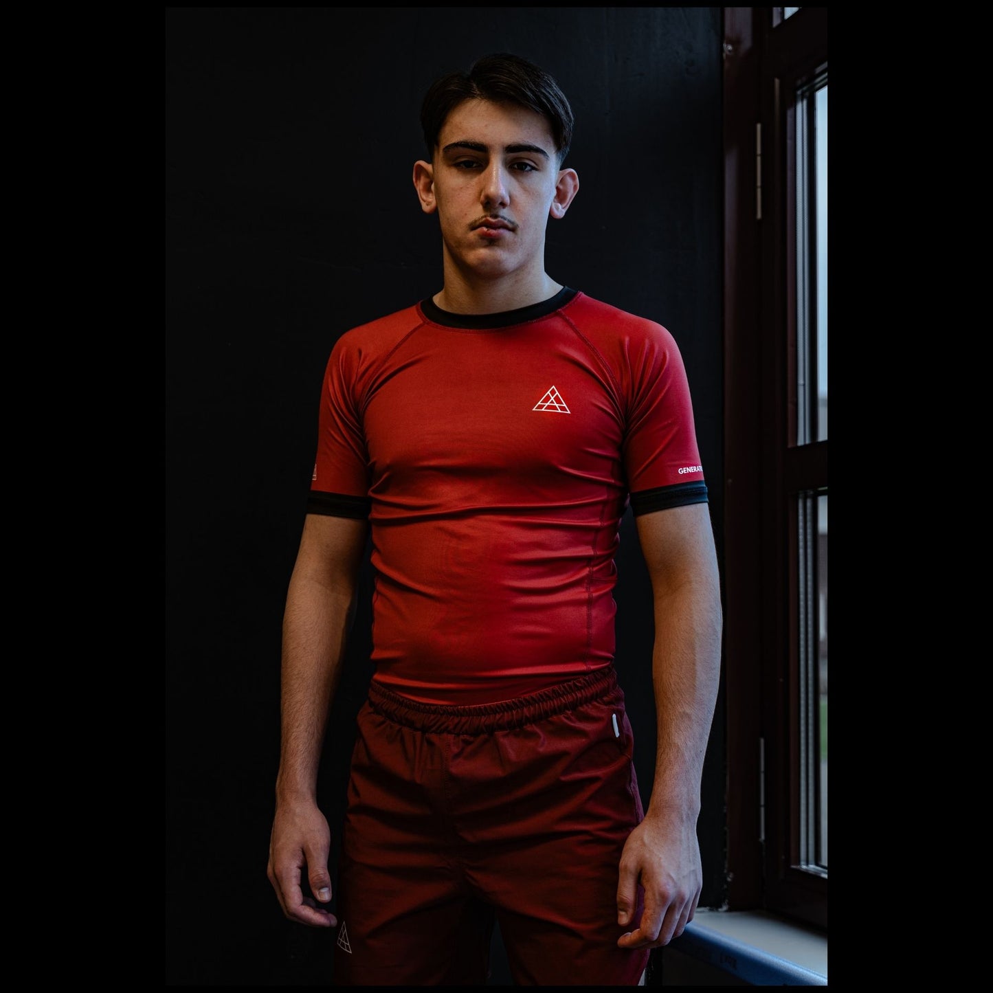 BURGUNDY RASHGUARD