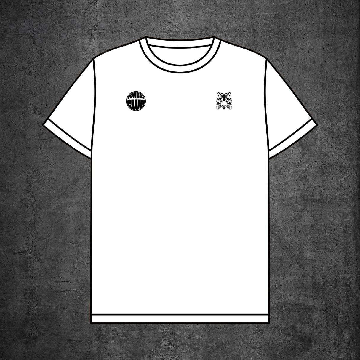 White Original logo Street T-Shirt - Gen Apparel X Helsingborg Combat Club