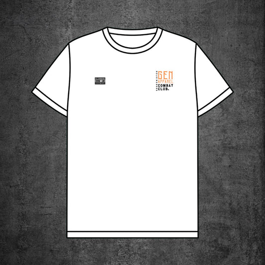 White Agent O Street T-Shirt - Gen Apparel X Helsingborg Combat Club